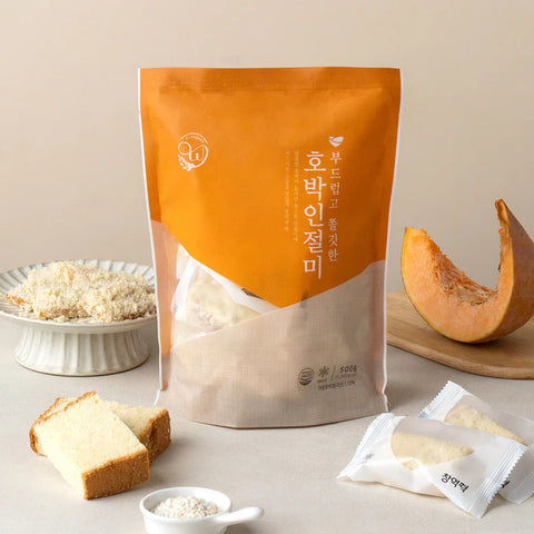 [Black Friday SPecial] 창억떡 1등 인기제품! 쫄깃쫄깃 쫀득한 식감이 살아 있는 창억떡 호박인절미 500g