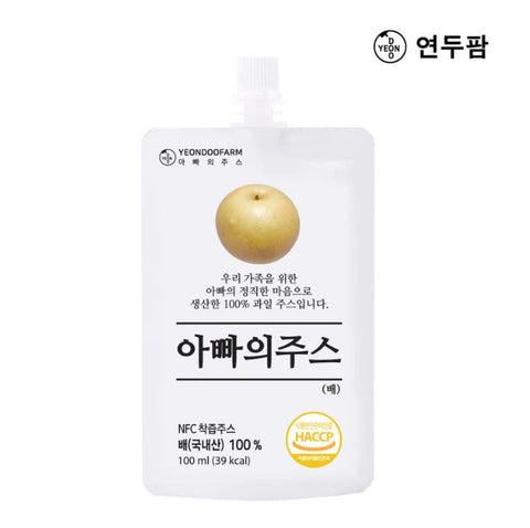[ Special] 100% 착즙 국내산 배로 만든 아빠의 쥬스 배즙쥬스 1박스 40포