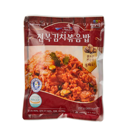 [New] 전복이 그대로 들어있는 완도 전복 김치 볶음밥 250g