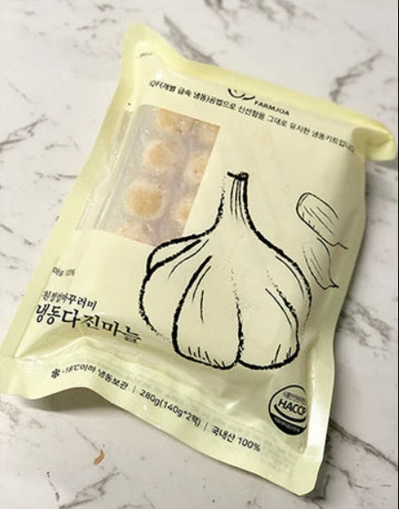 [special]귀찮게 다질필요 없이 한알씩 톡톡 팜조아 국산 다진마늘 큐브 280g