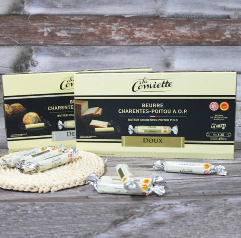 [재입고]프랑스의 맛! AOP 인증 천연명품버터 라꽁비에뜨 가염 15g x 20개입 혹은 15g×30개입 선택가능
