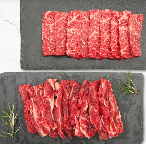 [런칭event] Jac Wagyu BBQ Platter – Short Rib Meat(꽃살) & Neck Chain(제비추리) Set (Fresh 600g)