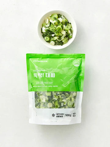 [special] 손쉽게 사용하는 국산 뚝딱 냉동 대파 슬라이스 500g